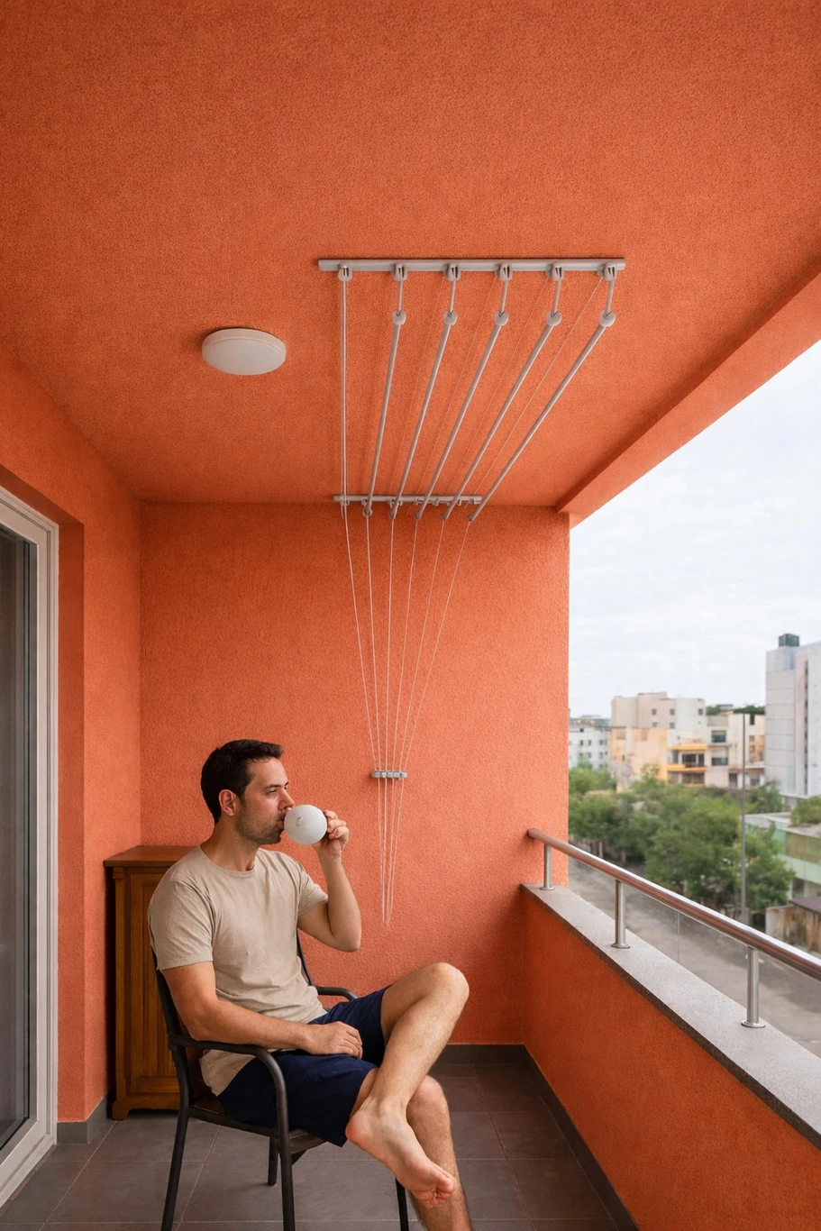 Ceiling Cloth Hanger Installation